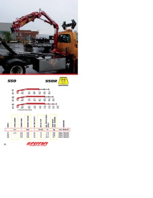 Hydraulické nakládací jeřáby Ferrari® 550R A1 