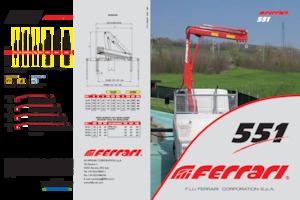 Hydraulické nakládací jeřáby Ferrari® 551 A2 