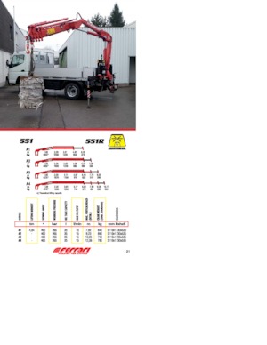 Hydraulické nakládací jeřáby Ferrari® 551R A1 