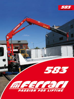 Hydraulické nakládací jeřáby Ferrari® 583 A3 J2