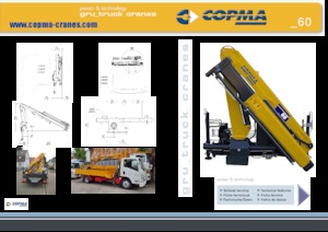 Hydraulické nakládací jeřáby COPMA 2000 60.4