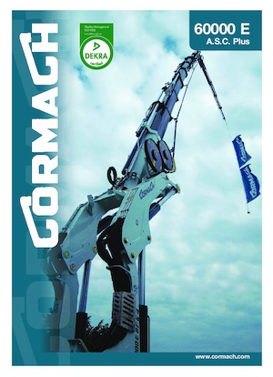 Hydraulické nakládací jeřáby Cormach 60000 E8F64 A.S.C. Plus