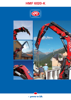 Hydraulické nakládací jeřáby HMF 6020-K6