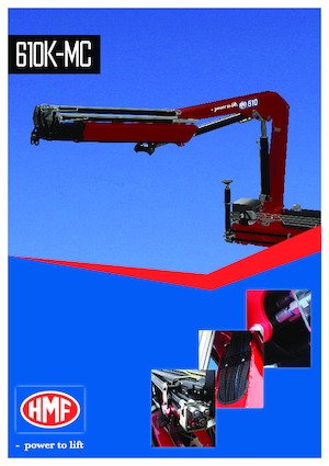 Hydraulické nakládací jeřáby HMF 610K-4