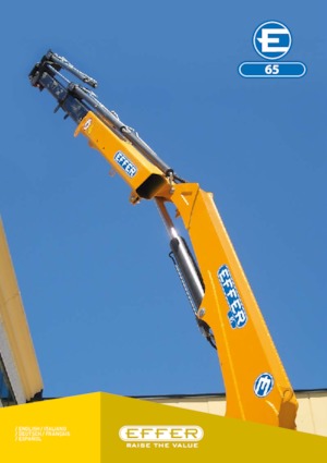 Hydraulické nakládací jeřáby Effer 65 4S