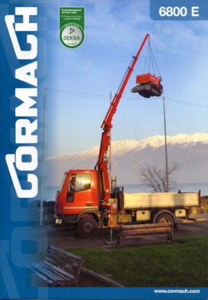 Hydraulické nakládací jeřáby Cormach 6800 E1