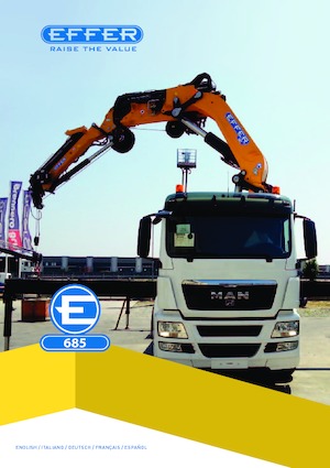 Hydraulické nakládací jeřáby Effer 685 6S