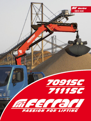 Hydraulické nakládací jeřáby Ferrari® 7091SC A3 