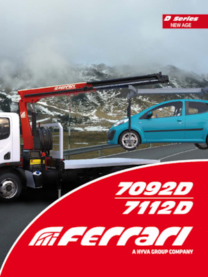 Hydraulické nakládací jeřáby Ferrari® 7092D A4 