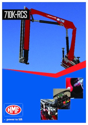 Hydraulické nakládací jeřáby HMF 710-K1-RCS