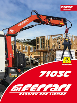 Hydraulické nakládací jeřáby Ferrari® 7103C A2 