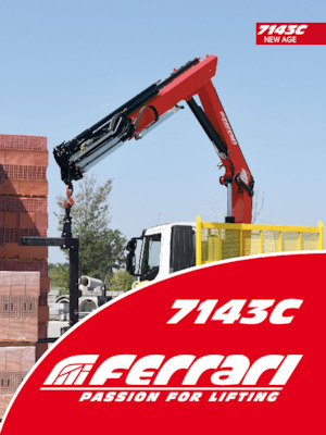 Hydraulické nakládací jeřáby Ferrari® 7143C A6 
