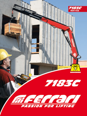 Hydraulické nakládací jeřáby Ferrari® 7183C A6 