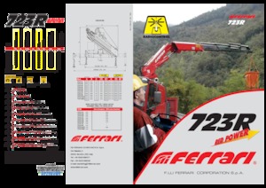 Hydraulické nakládací jeřáby Ferrari® 723R A6 