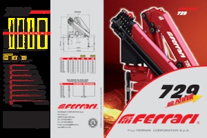 Hydraulické nakládací jeřáby Ferrari® 729 A5 