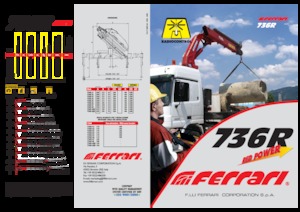 Hydraulické nakládací jeřáby Ferrari® 736R A2 