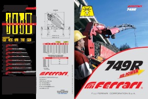 Hydraulické nakládací jeřáby Ferrari® 749R A4 