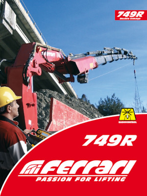 Hydraulické nakládací jeřáby Ferrari® 749R A6 J4 