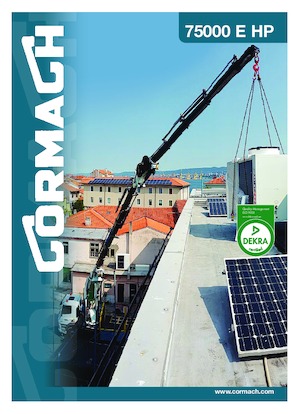 Hydraulické nakládací jeřáby Cormach 75000 E9F134 A.S.C. Plus