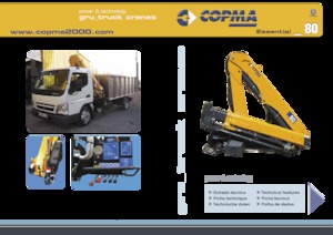Hydraulické nakládací jeřáby COPMA 2000 80.4