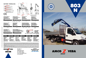 Hydraulické nakládací jeřáby Amco Veba 803N-3 S