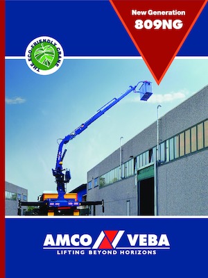 Hydraulické nakládací jeřáby Amco Veba 809NG-3 S
