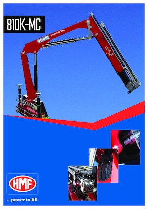 Hydraulické nakládací jeřáby HMF 810-K2