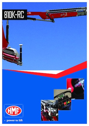 Hydraulické nakládací jeřáby HMF 810-K3-RC
