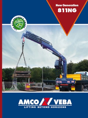 Hydraulické nakládací jeřáby Amco Veba 811NG-3 S