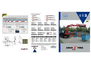 Hydraulické nakládací jeřáby Amco Veba 812-5 S