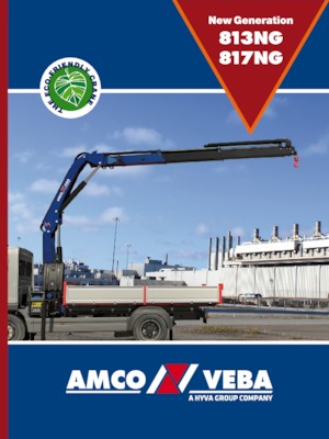 Hydraulické nakládací jeřáby Amco Veba 817NG-1 S