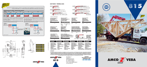 Hydraulické nakládací jeřáby Amco Veba 815-3 S