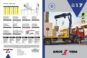 Hydraulické nakládací jeřáby Amco Veba 817-4 S Jib 2S