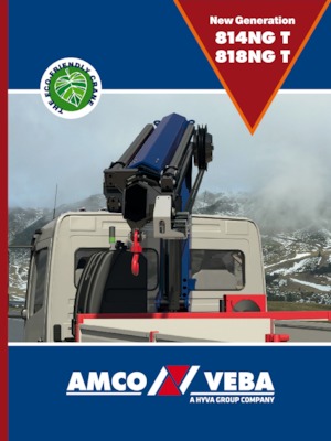 Hydraulické nakládací jeřáby Amco Veba 818NGT-3 S 