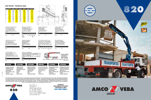 Hydraulické nakládací jeřáby Amco Veba 820-6 S