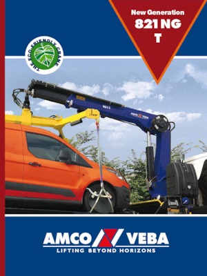 Hydraulické nakládací jeřáby Amco Veba 821NGT-4 S 
