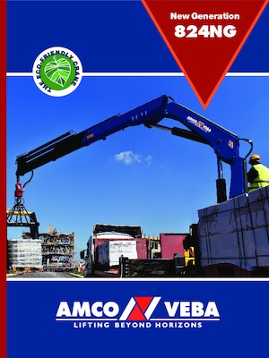 Hydraulické nakládací jeřáby Amco Veba 824NGT-3 S 