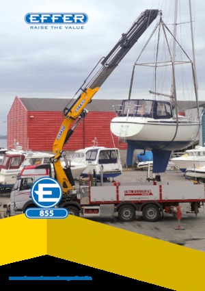 Hydraulické nakládací jeřáby Effer 855 9S