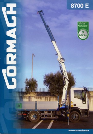 Hydraulické nakládací jeřáby Cormach 8700 E3