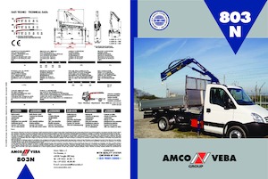 Hydraulické nakládací jeřáby Amco Veba 903N-3 S 