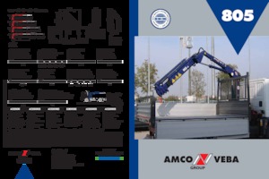 Hydraulické nakládací jeřáby Amco Veba 905-3 S