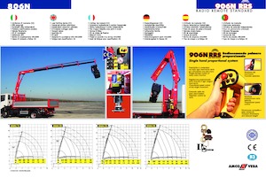 Hydraulické nakládací jeřáby Amco Veba 906N-4 S