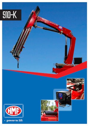 Hydraulické nakládací jeřáby HMF 910-K4