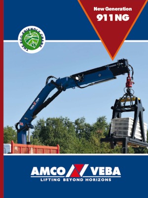 Hydraulické nakládací jeřáby Amco Veba 911NG-1 S 