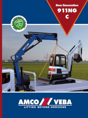 Hydraulické nakládací jeřáby Amco Veba 911NGC-2 S 