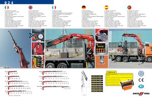Hydraulické nakládací jeřáby Amco Veba 924-8 S