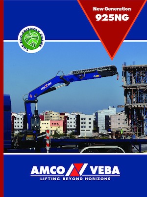 Hydraulické nakládací jeřáby Amco Veba 925NG-6 SJ2 