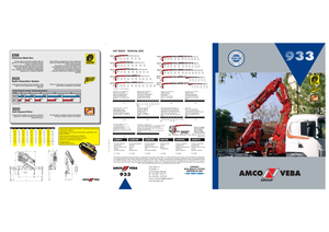 Hydraulické nakládací jeřáby Amco Veba 933-5 S Jib 4S