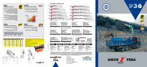 Hydraulické nakládací jeřáby Amco Veba 936-4 S