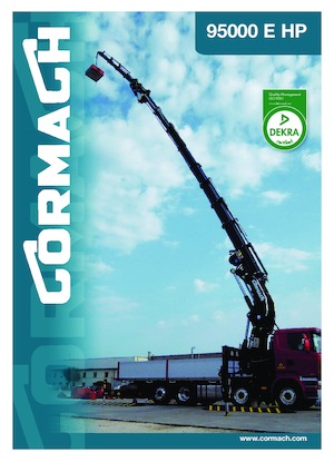 Hydraulické nakládací jeřáby Cormach 95000 E8F186 HP